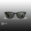 Ray-Ban Wayfarer (Gen 1) Матовый Чёрный с Прозрачно-Графитово-Зелеными Линзами